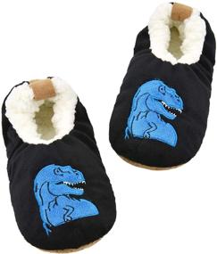 img 4 attached to Boys' Panda Bros Slipper Grippers Shoes: Grip and Comfort Combined