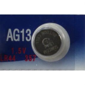 img 1 attached to 🔋 10 Packs of AG13 LR44 A76 357 357A 303 SP76 L1154 SR44W 157 4276 PX76A RW82 EPX76 G13 Batteries for Retail Sale