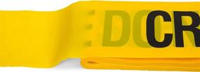 img 2 attached to Crime Scene Do Not Cross Barricade Tape 3 X 100 - Bright Yellow & Bold Black Print - Tear Resistant & Readable - 3in. Wide