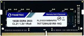 img 2 attached to 💾 Enhanced Timetec 16GB DDR4 2933MHz PC4-23400 Non-ECC 1.2V CL21 1Rx8 Single Rank 260 Pin SODIMM Laptop RAM Upgrade Module (16GB)