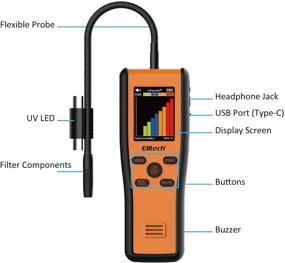 img 1 attached to 🔍 Elitech Inframate C CO2 Leakage Tester: Infrared Carbon Dioxide & R-744 Refrigerant Leak Detector