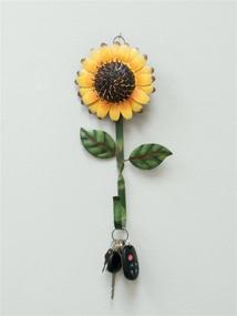 img 2 attached to Metal Sunflower Home Hook - Stylish Key, Coat, and Utility Holder for Home & Kitchen Décor