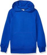 cozy and fashionable: amazon essentials boys' fleece pullover hoodie sweatshirt logo