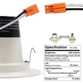 img 1 attached to Torchstar Dimmable Retrofit Lighting for Industrial Electrical Systems