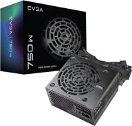 💡 evga 750 n1 power supply, 750w with 2-year warranty - model 100-n1-0750-l1 логотип