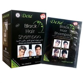 img 4 attached to 🖤 Краска для волос Cutelove Black Hair Dye: 5-минутное решение для окрашивания порванных волос - 10 штук