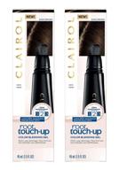 🌱 clairol root touch-up semi-permanent hair color blending gel, dark brown (pack of 2), 1.5 fl oz logo