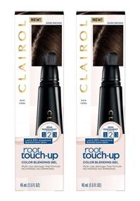 img 4 attached to 🌱 Clairol Root Touch-Up Semi-Permanent Hair Color Blending Gel, Dark Brown (Pack of 2), 1.5 Fl Oz
