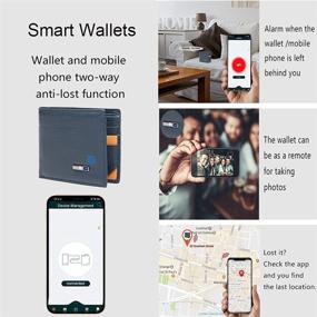 img 3 attached to Wallets Anti Lost Tracker Genuine Bluetooth Compatible Men's Accessories in Wallets, Card Cases & Money Organizers