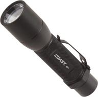 💡 coast hp1 190 lumen pure beam focusing led flashlight in sleek black design: a powerful lighting solution logo