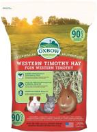 🐰 premium western timothy hay by oxbow animal health - natural hay for rabbits, guinea pigs, chinchillas, hamsters & gerbils logo