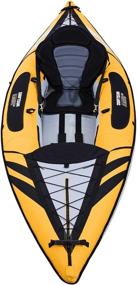 img 2 attached to 🚣 Inflatable Recreational Touring Kayak - Driftsun Almanor with EVA Padded Seats, High Back Support, includes Paddles, Pump (1 Person, 2 Person, 2 Plus 1 Child)