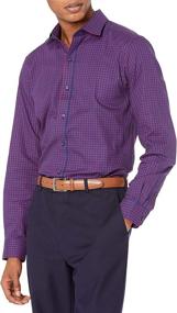 img 4 attached to 👕 Supima Patterned Men's Shirts with Fitted Spread Collar and Buttoned design