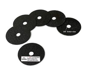 img 3 attached to JOUNJIP 2 5/16-inch Metal Cutting Discs for Mini Miter, Chop, and Benchtop Saws - Fits Most with 3/8-inch Arbor - 2 5/16 x 1/16 x 3/8 (6-Pack)