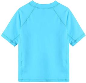 img 3 attached to 👕 Protective and Stylish: ZALAXY Boys' Short Sleeve Rashguard UPF 50+ Swim Shirt for Kids' Sun Protection and Swimwear