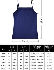 img 3 attached to 👚 SATINIOR 4-Pack Girls Dance Tank Tops - Sleeveless Spaghetti Strap Crop Tops for Dancewear