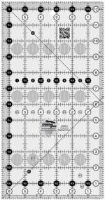 img 1 attached to 🧵 Enhance Your Quilting Skills with the Creative Grids Quilt Ruler 6-1/2in x 12-1/2in - CGR612