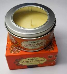 img 1 attached to Goloka Travel Tin Candle Vanilla