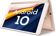 📱 vastking kingpad sa10 android 10.0 tablet - octa-core processor, 3gb ram, 32gb storage, 10-inch ips display, 5g wi-fi, gps, 13mp camera, bluetooth, blue light filter screen (rose gold) logo