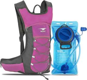 img 4 attached to 🎒 HIKPEED Hydration Backpack: 2L Leakproof Water Bladder, Ideal for Hiking, Cycling, Running, and More