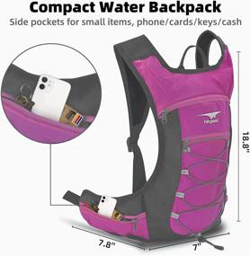 img 3 attached to 🎒 HIKPEED Hydration Backpack: 2L Leakproof Water Bladder, Ideal for Hiking, Cycling, Running, and More