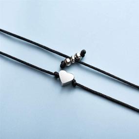 img 1 attached to 🤝 Pinky Promise Long Distance Matching Bracelets for Best Friends, Mother-Daughter, and Couples - MANVEN