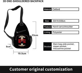 img 1 attached to HANDAFA Jujutsu Backpack Shoulder Daypack Outdoor Recreation