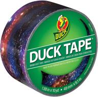 🦆 duck 283039 galaxy printed duct tape - single roll, 1.88 inch x 10 yards logo