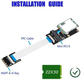 img 2 attached to NGFF Mini PCI Adapter Cable