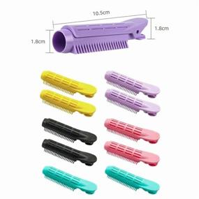 img 3 attached to Volumizing Naturally Curlers Styling 4Pcs Pink