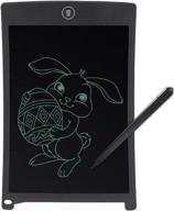 📝 black lcd writing tablet, 8.5-inch electronic graphics tablet – doodle board & drawing tablet for kids and adults – perfect for home, school, and office use logo