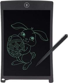 img 4 attached to 📝 Black LCD Writing Tablet, 8.5-Inch Electronic Graphics Tablet – Doodle Board & Drawing Tablet for Kids and Adults – Perfect for Home, School, and Office Use