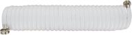 🌊 plastair springhose puwe625b9-m-11s-amz: white, 3/8-inch by 25-foot, lead-free recoil hose for safe drinking water in marine/rv uses logo