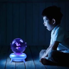 img 2 attached to 🔮 Color Changing 3D Crystal Ball LED Night Light Base- Perfect Child Christmas Present and Toy Night Light