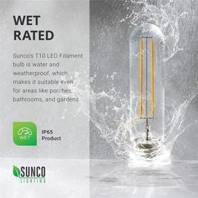 img 1 attached to 🌞 Enhance Your Ambience with Sunco Lighting Dimmable Filament Restaurant Bulbs