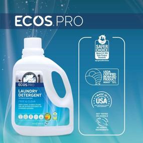 img 3 attached to 🧺 ECOS PRO PL9371/02 ECOS Liquid Laundry Detergent, Free and Clear (2-Pack)