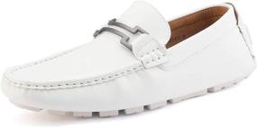 img 4 attached to Elevate Your Style with Bruno Marc Hugh 01 Leather Driving Men's Shoes, Loafers, and Slip-Ons