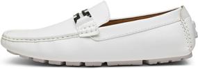 img 3 attached to Elevate Your Style with Bruno Marc Hugh 01 Leather Driving Men's Shoes, Loafers, and Slip-Ons