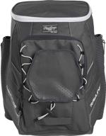 🎒 enhanced rawlings impulse baseball softball backpack: ideal for sports enthusiasts and everyday use logo