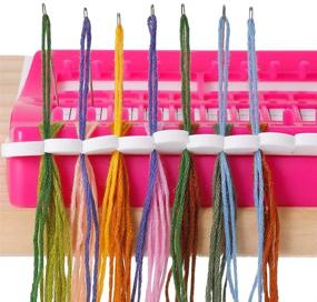 img 2 attached to 🧵 Lorelo 2-Piece Floss Organizer: Cross Stitch Tool with 30 Thread Positions - Ideal for Embroidery, Sewing, and Needlework Projects