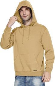 img 2 attached to KOWSPORT Пуловеры Толстовки с начесом Drawstring