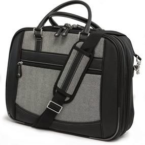 img 3 attached to 👜 Mobile Edge Women's Herringbone ScanFast TSA Checkpoint Friendly Element Laptop Bag, Compatible with 16 Inch PCs and 17 Inch MacBooks, Ideal for Business, Travel, and Students (MESFEBHL)