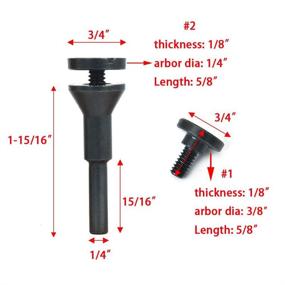 img 3 attached to Mounting Mandrel Cut Off Grinder Rotary