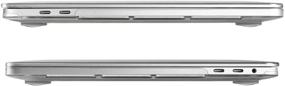 img 1 attached to UESWILL Crystal Clear Hard Case for MacBook Pro 13 inch, Model A2338 M1 A2289 A2251 A2159 A1989 A1706 A1708, with Touch Bar USB-C, 2020 2019 2018 2017 2016