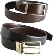 genuine leather men's belts by alpine swiss for casual accessories logo