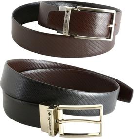 img 4 attached to Genuine Leather Men's Belts by Alpine Swiss for Casual Accessories