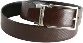 img 1 attached to Genuine Leather Men's Belts by Alpine Swiss for Casual Accessories