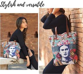 img 3 attached to 👜 Сумка Frida Kahlo: Стильная, универсальная и шикарная для женщин!