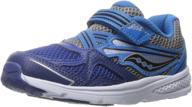 π saucony girls' running shoes for medium-sized toddler girls logo