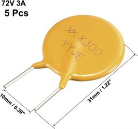 img 3 attached to Uxcell Resetable Fuse Radial Polyswitch